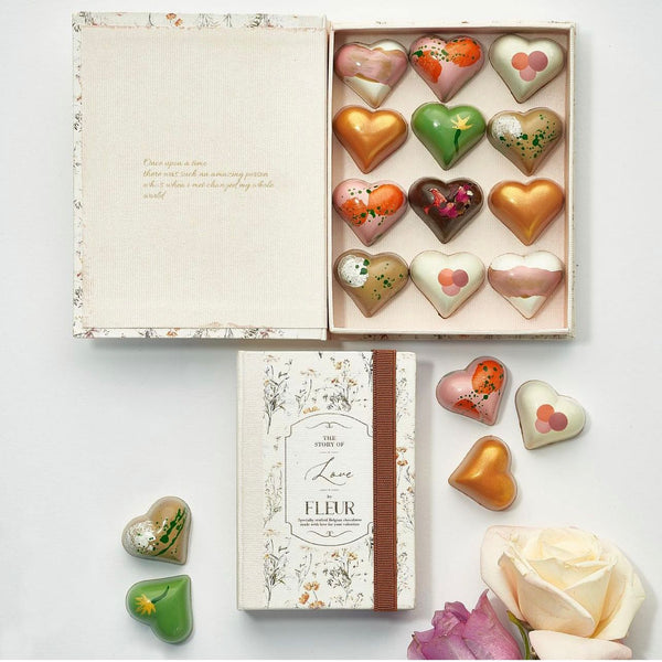 The Story Of Love Box 12 Pieces Bonbons 7 flavors