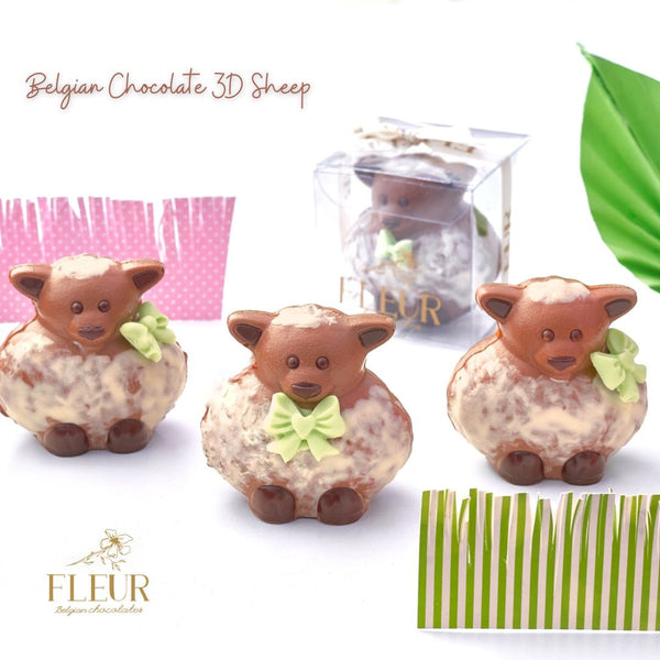 Belgian Milk Chocolate 3D Sheep 30 gm