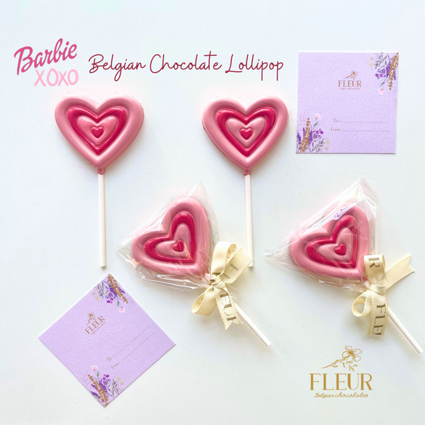 Belgian Chocolate Barbie Themed Lollipop