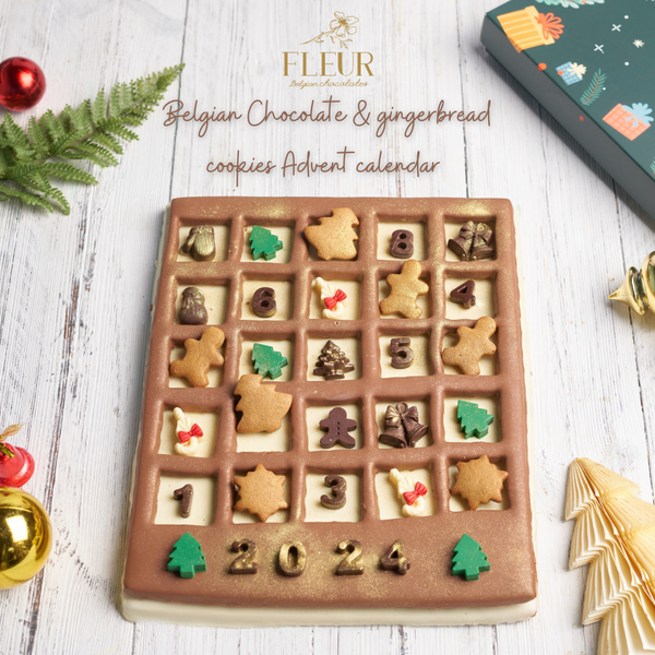 Belgian Chocolate and gingerbread calendar