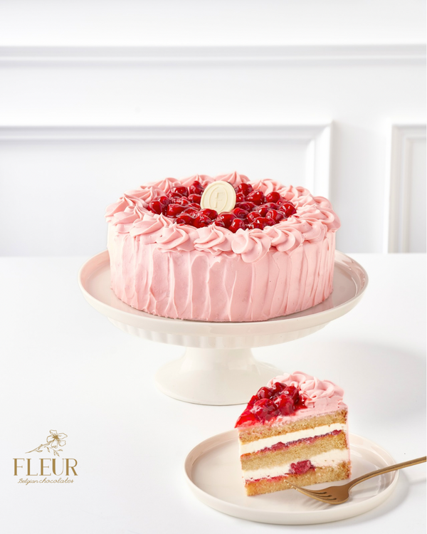 Cherry Vanilla Cake