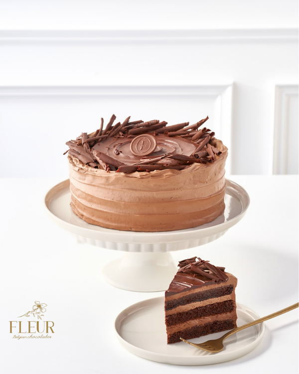 Belgian Chocolate Fudge Cake