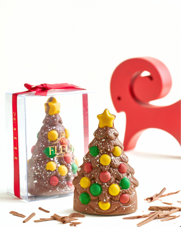 3D Colored Belgian Chocolate Christmas Tree