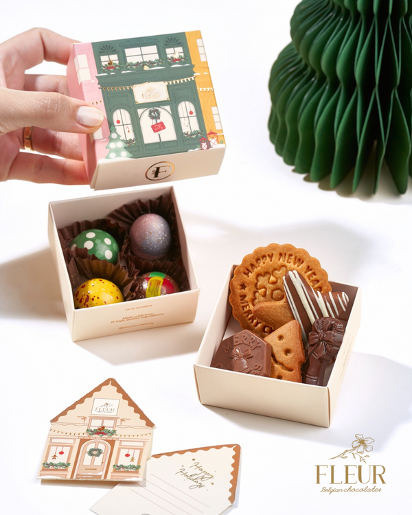 4 Pieces Belgian Chocolate Bonbons ( 4 flavors )